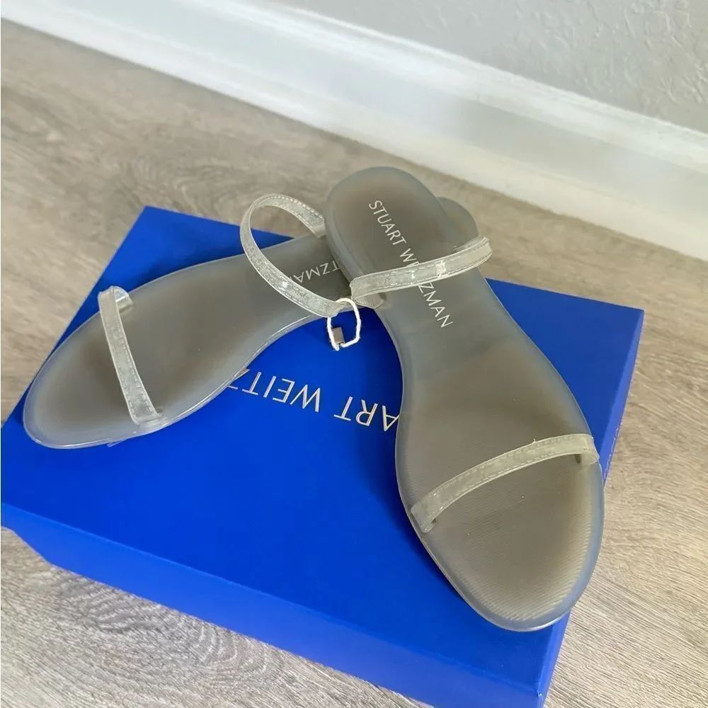 Stuart Weitzman clear sandals - Picture 6 of 9